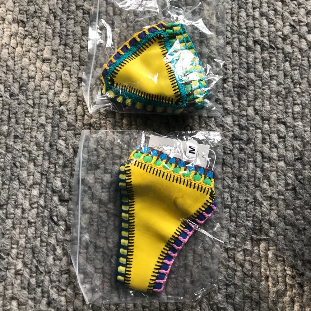 Yellow Crochet Bikini - Picture 7 of 7